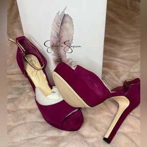 Jessica Simpson Beeya Suede Heels